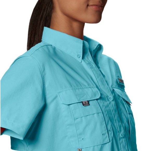 COLUMBIA Women's PFG Bahama™Short Sleeve Relaxed Fit Shirt Size SP - Picture 4 of 8
